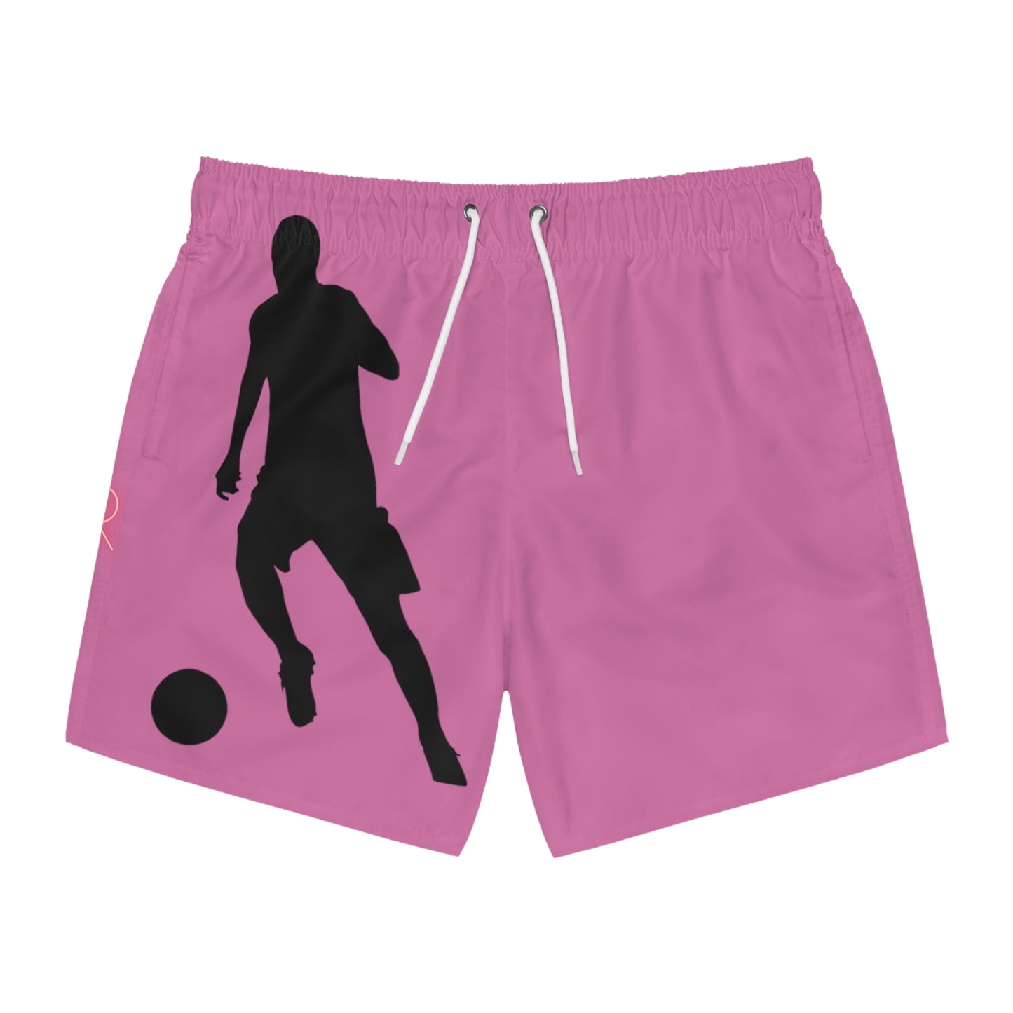 Swim Trunks: Soccer Lite Pink