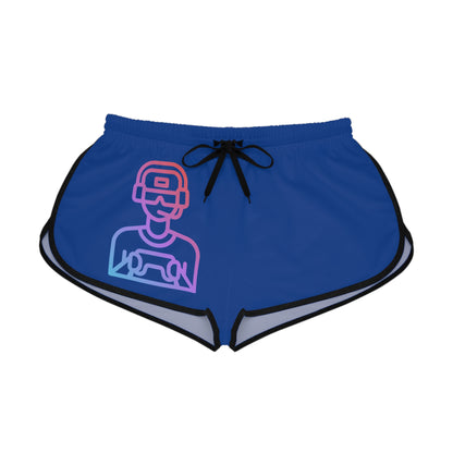 Women's Relaxed Shorts: Gaming Dark Blue