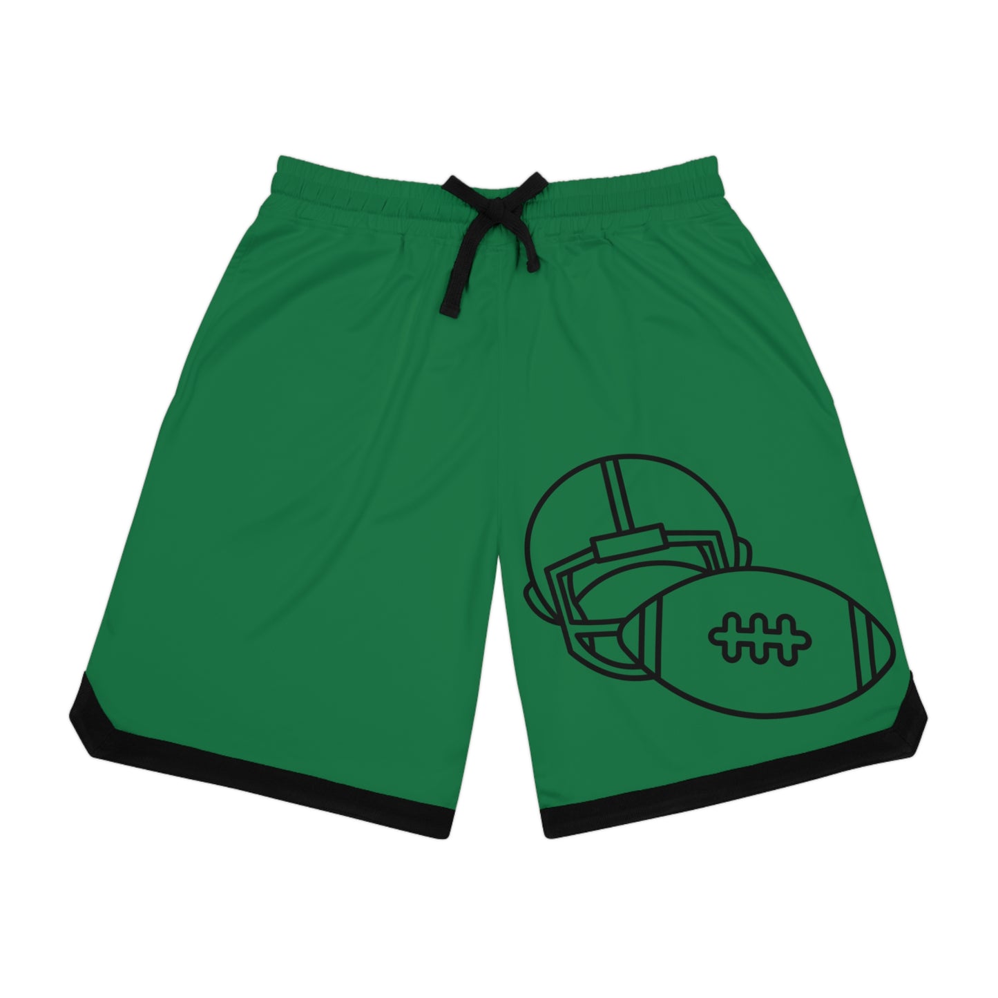 Basketball Rib Shorts: Football Dark Green