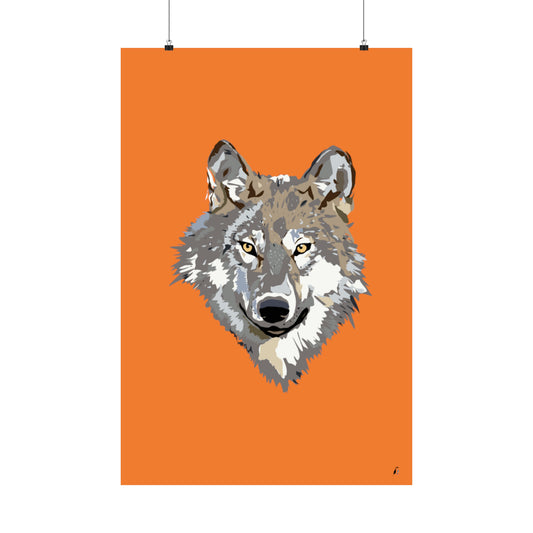 Premium Matte Vertical Posters: Wolves Crusta