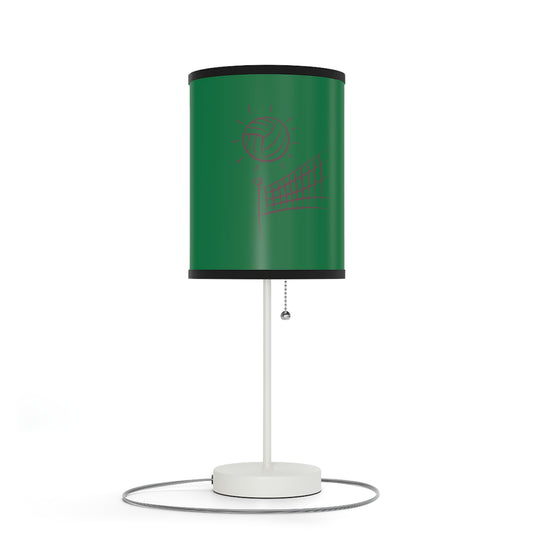 Lamp on a Stand, US|CA plug: Volleyball Dark Green