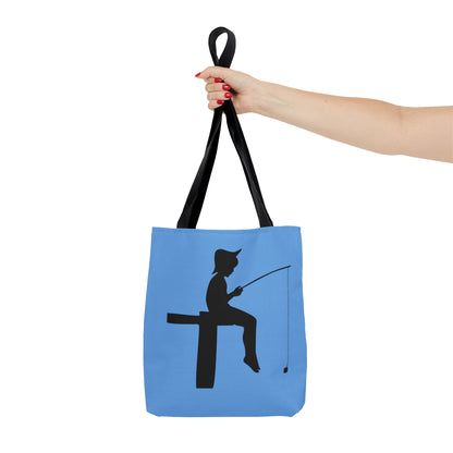 Tote Bag: Fishing Lite Blue