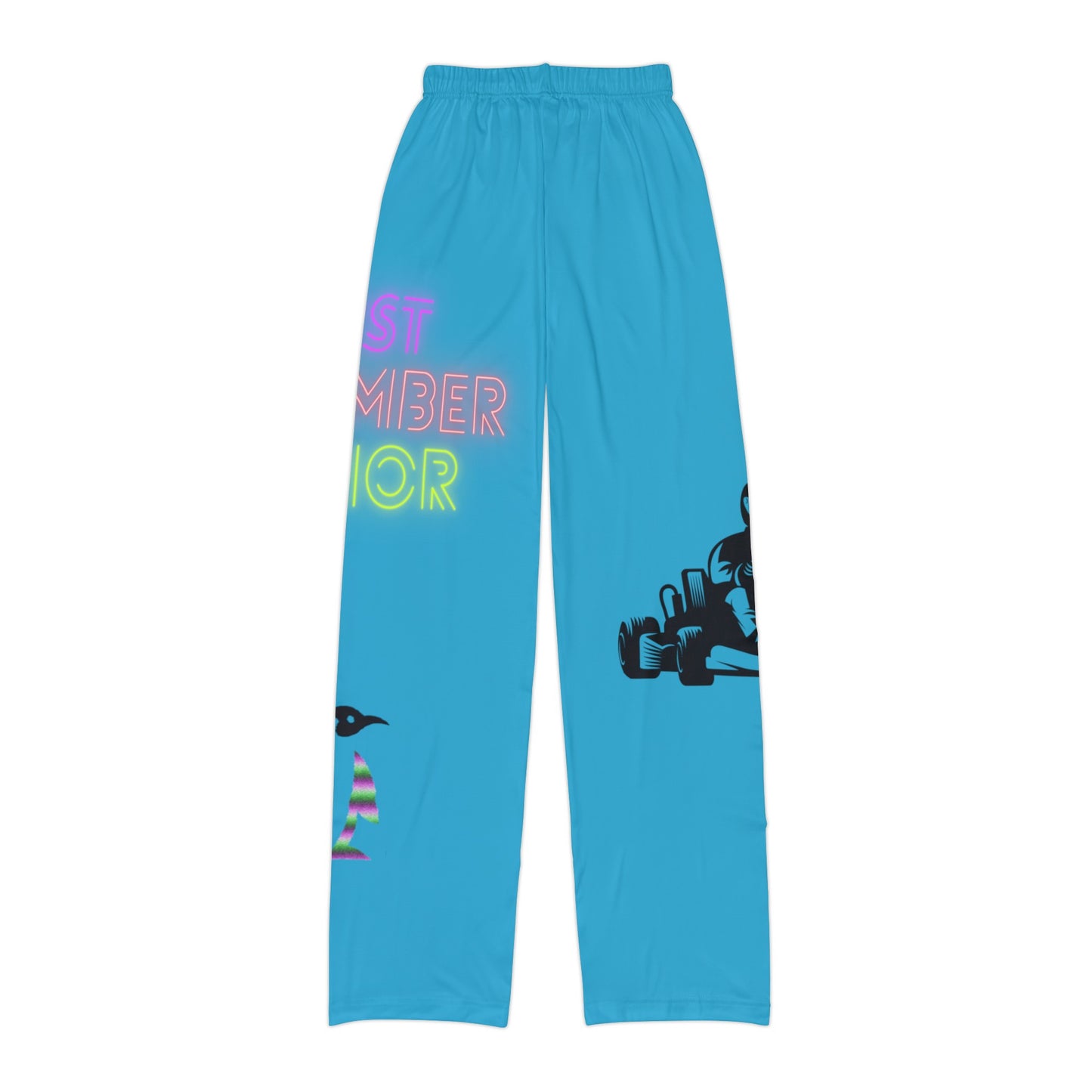 Kids Pajama Pants: Racing Turquoise