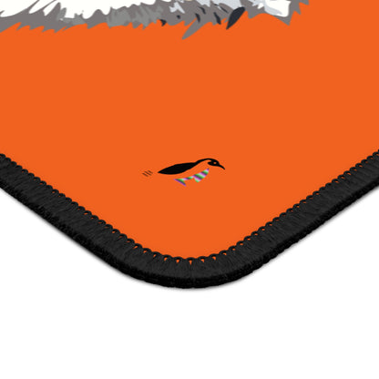 Gaming Mouse Pad: Wolves Orange