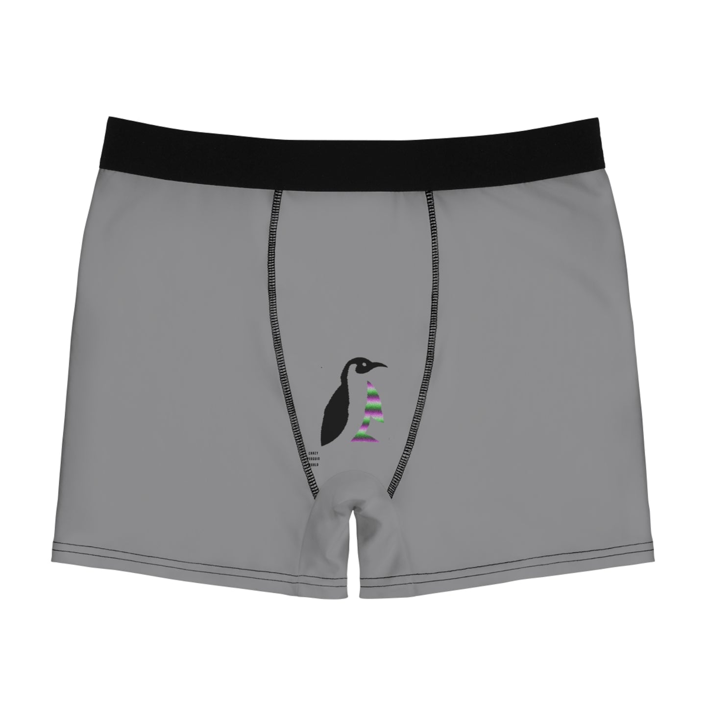 Men's Boxer Briefs: Music Grey