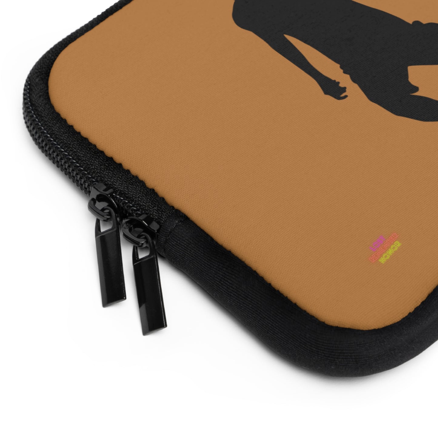 Laptop Sleeve: Soccer Lite Brown