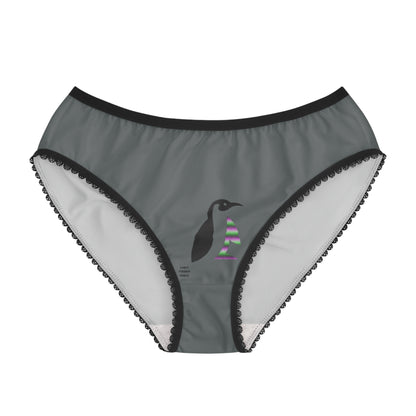 Women's Briefs: Skateboarding Dark Grey