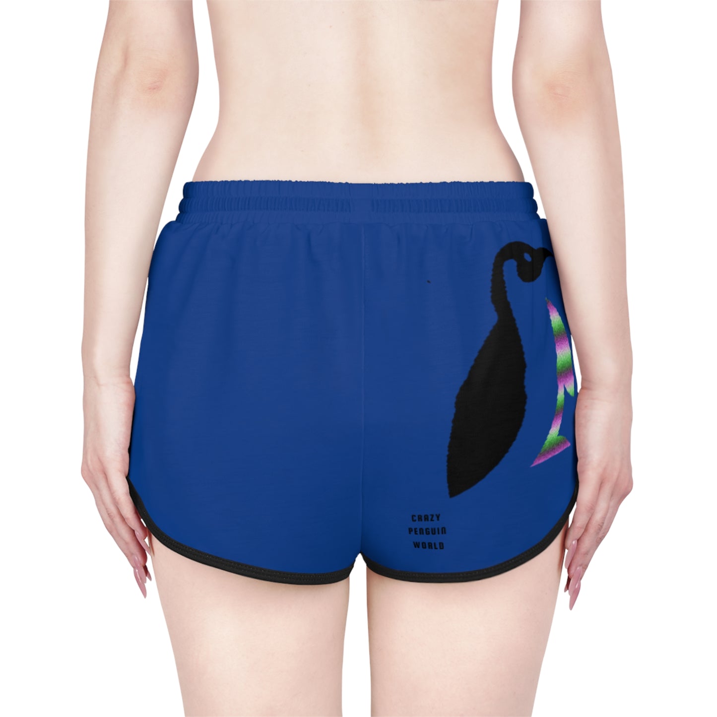 Women's Relaxed Shorts: Lost Remember Honor Dark Blue