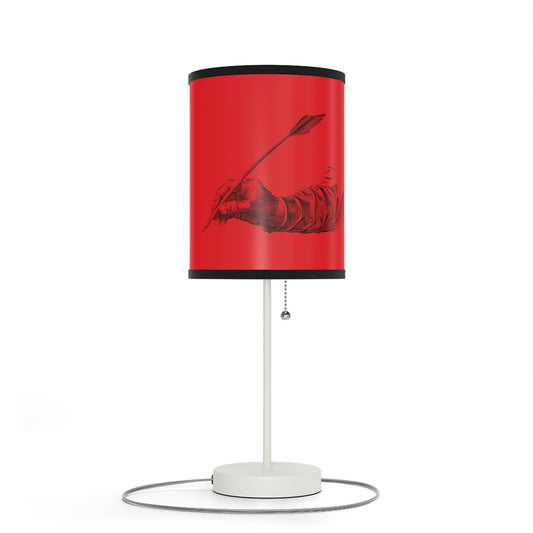 Lamp on a Stand, US|CA plug: Writing Red