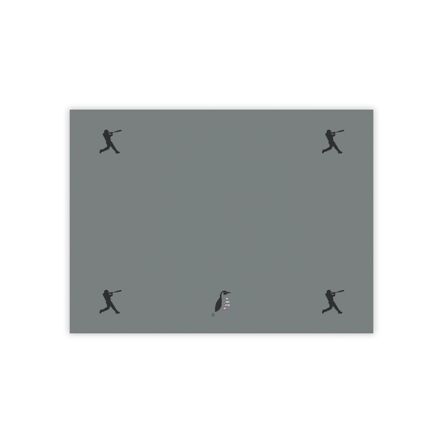 Post-it® Note Pads: Baseball Dark Grey