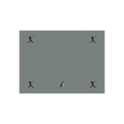 Post-it® Note Pads: Baseball Dark Grey