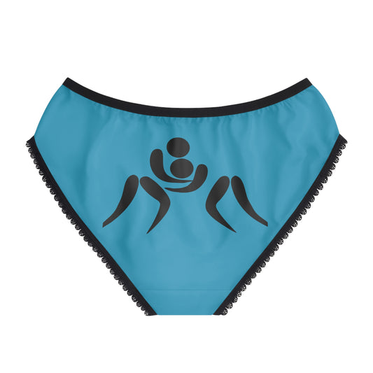 Women's Briefs: Wrestling Turquoise