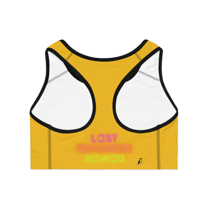 Sports Bra: Music Yellow