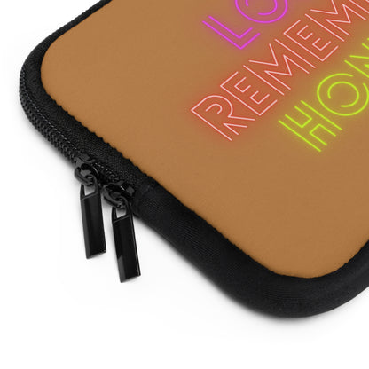 Laptop Sleeve: Lost Remember Honor Lite Brown