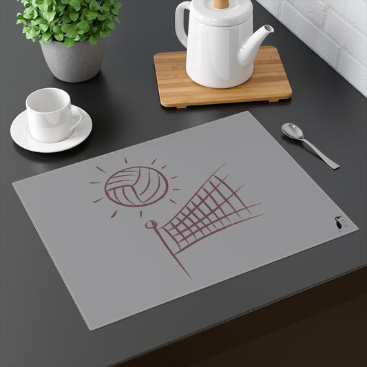 Placemat, 1pc: Volleyball Grey