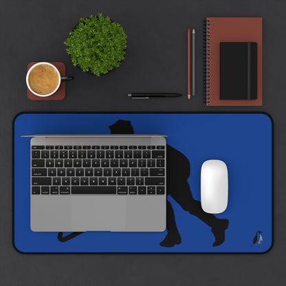 Desk Mat: Hockey Dark Blue