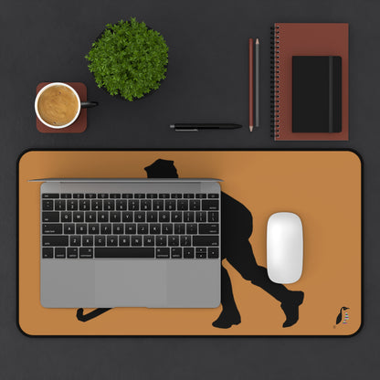 Desk Mat: Hockey Lite Brown