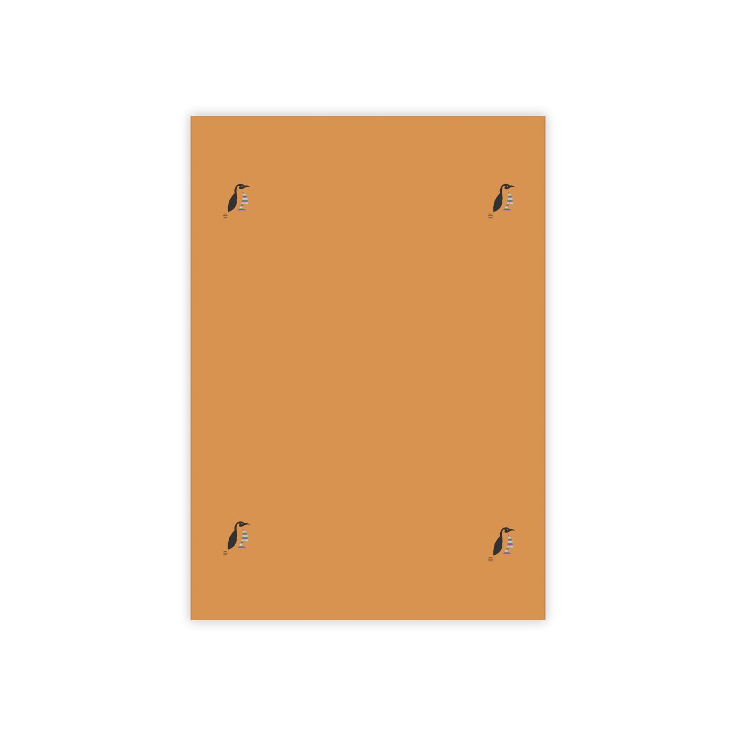 Post-it® Note Pads: Crazy Penguin World Logo Lite Brown