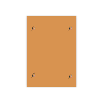 Post-it® Note Pads: Crazy Penguin World Logo Lite Brown