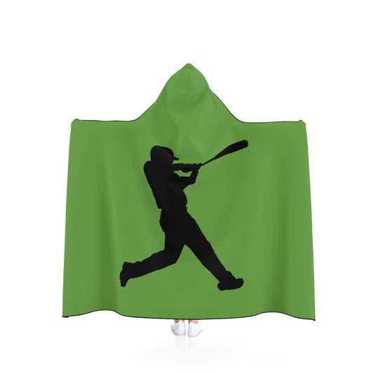 Hooded Blanket: Baseball Green