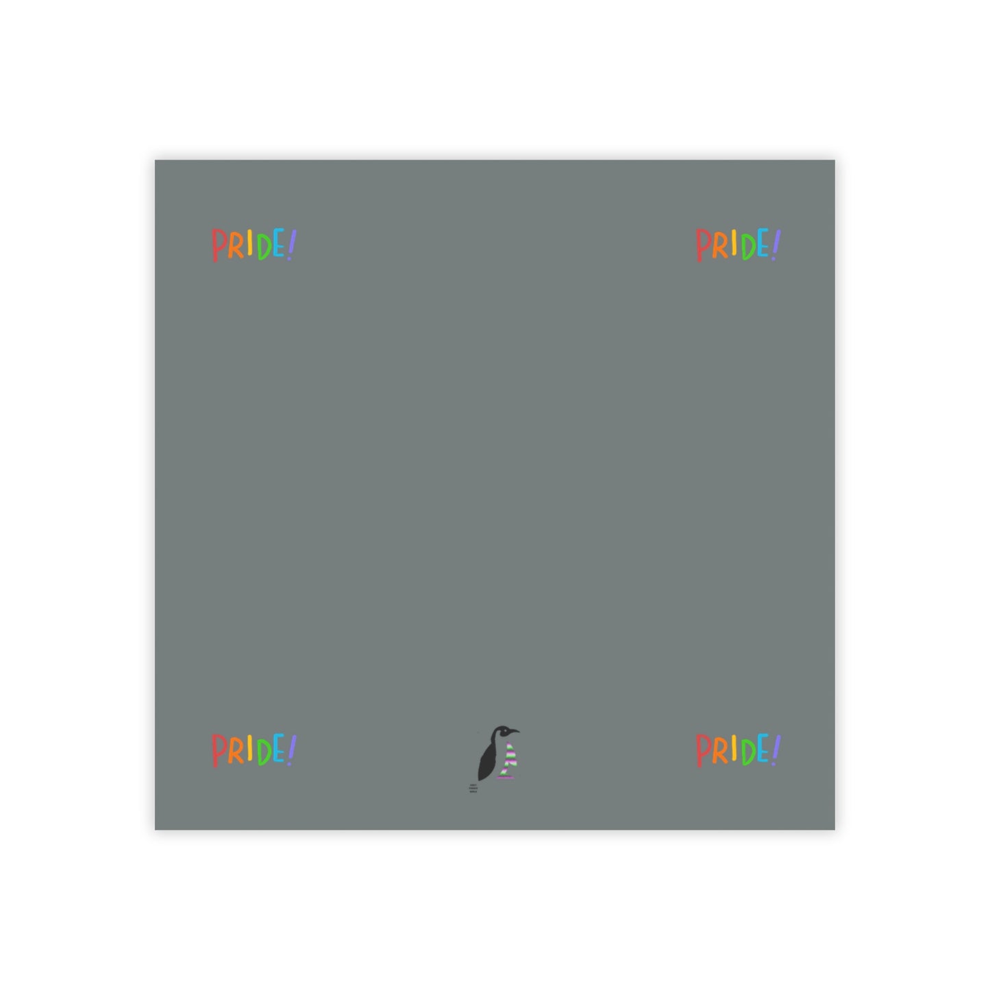 Post-it® Note Pads: LGBTQ Pride Dark Grey