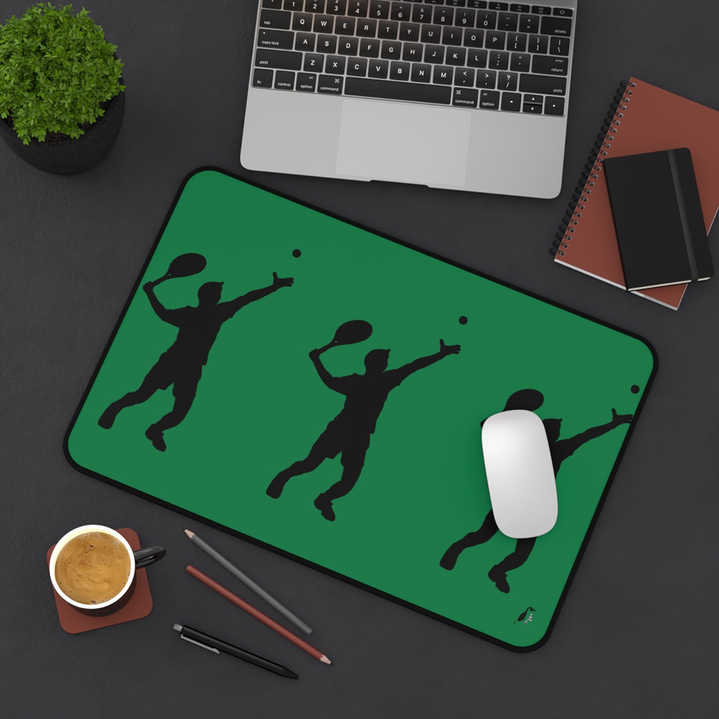 Desk Mat: Tennis Dark Green