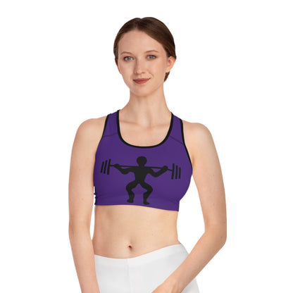 Sports Bra: Weightlifting Purple