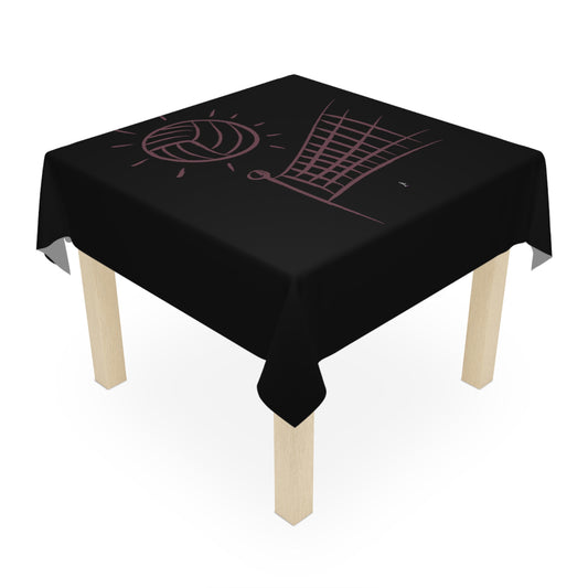 Tablecloth: Volleyball Black