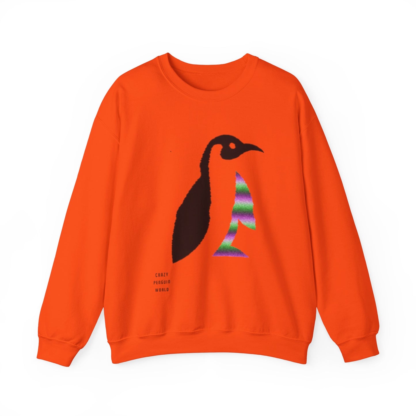 Heavy Blend™ Crewneck Sweatshirt: Crazy Penguin World Logo #1