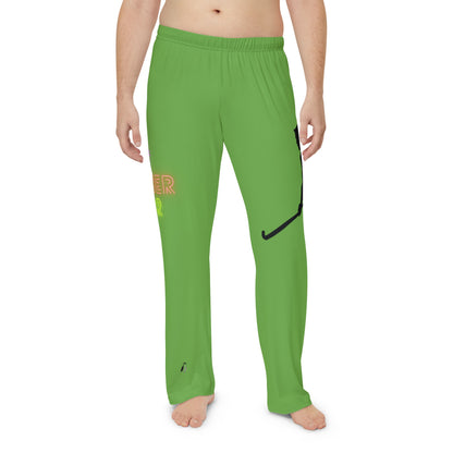 Men's Pajama Pants: Hockey Green