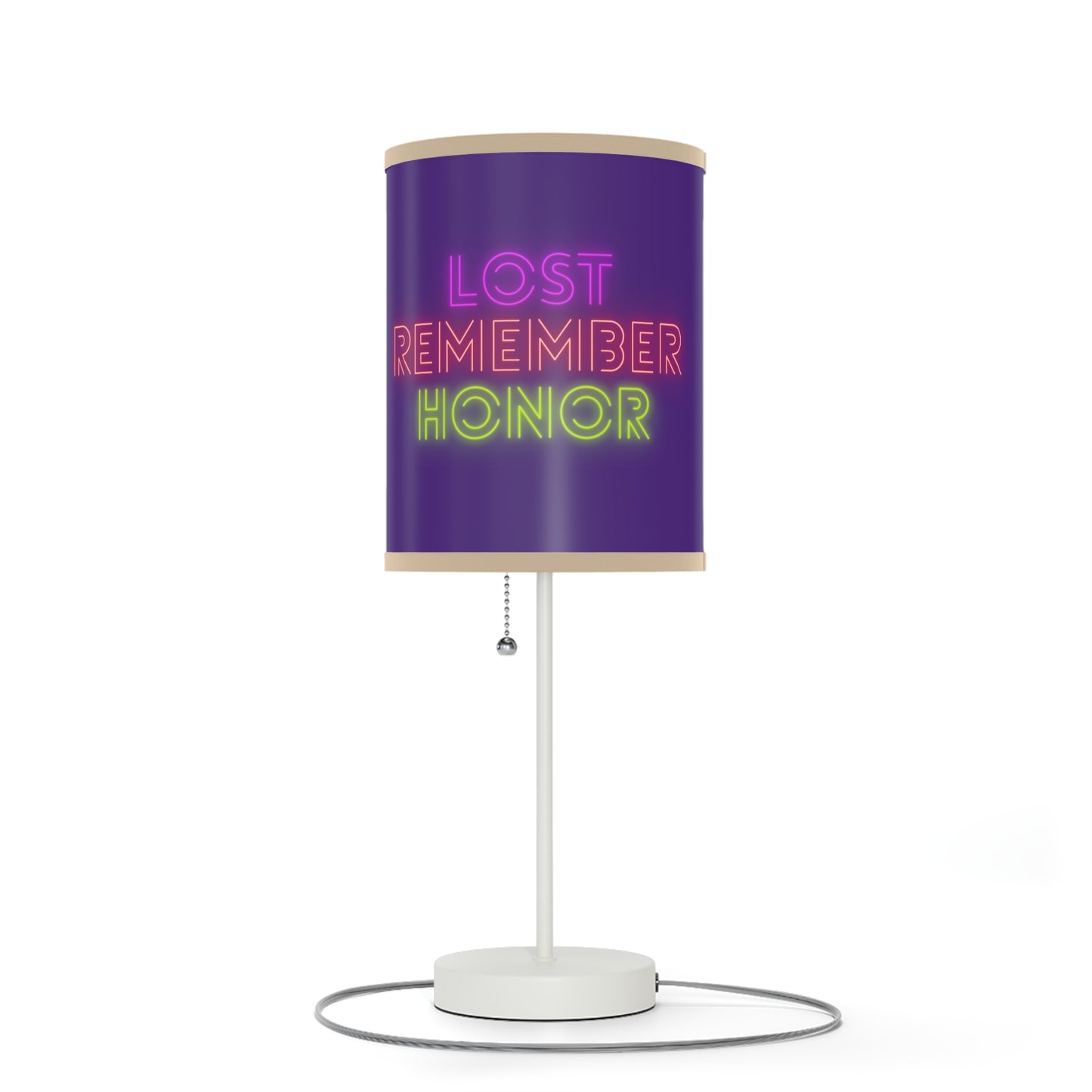 Lamp on a Stand, US|CA plug: Gaming Purple