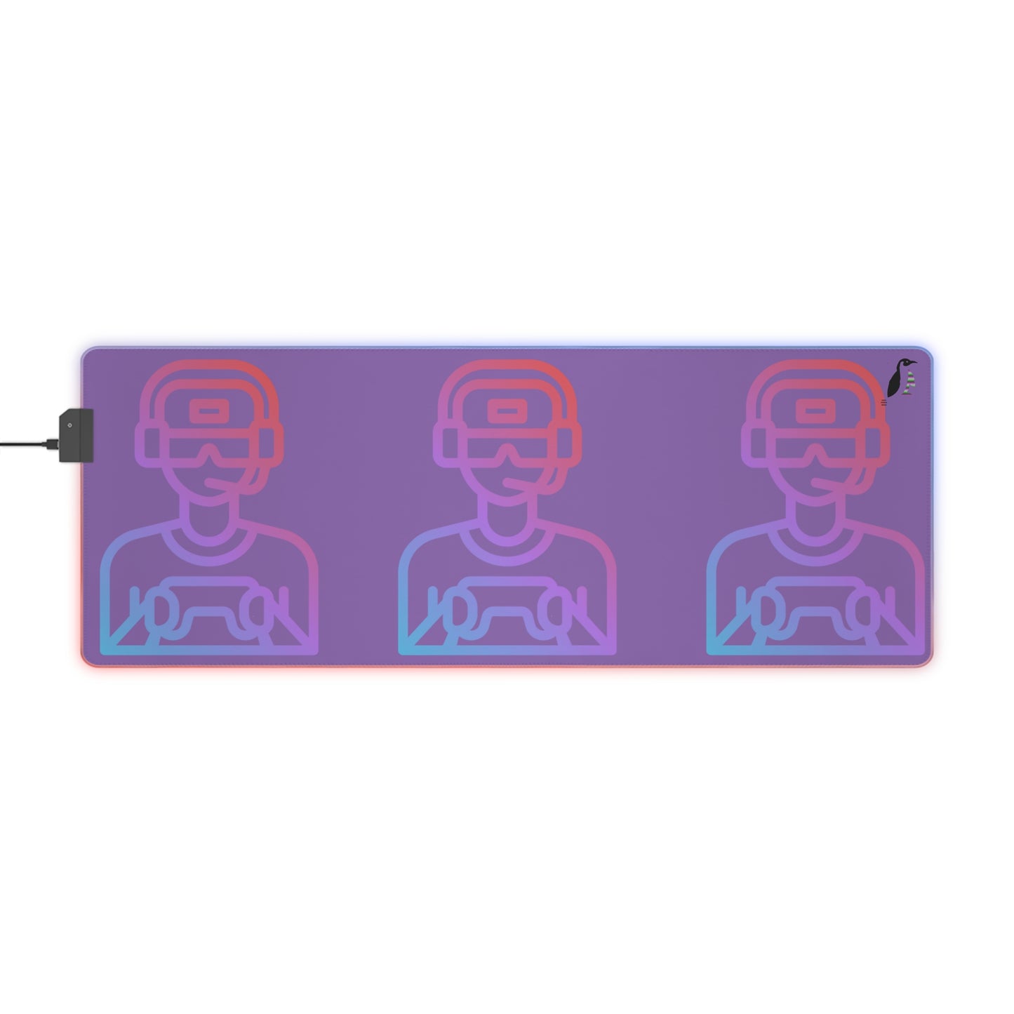 LED Gaming Mouse Pad: Gaming Lite Purple