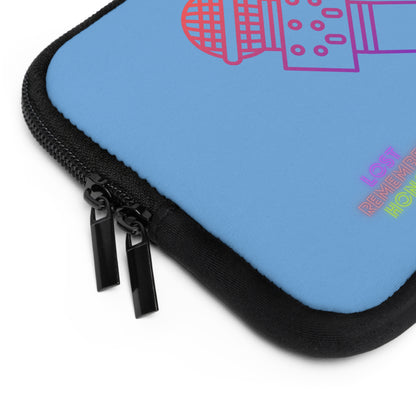 Laptop Sleeve: Music Lite Blue