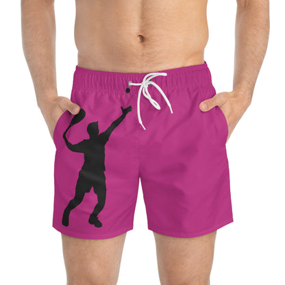 Swim Trunks: Tennis Pink