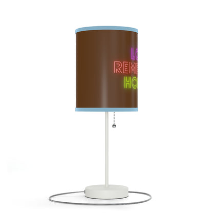 Lamp on a Stand, US|CA plug: Lost Remember Honor Brown