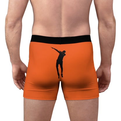 Men's Boxer Briefs: Dance Orange