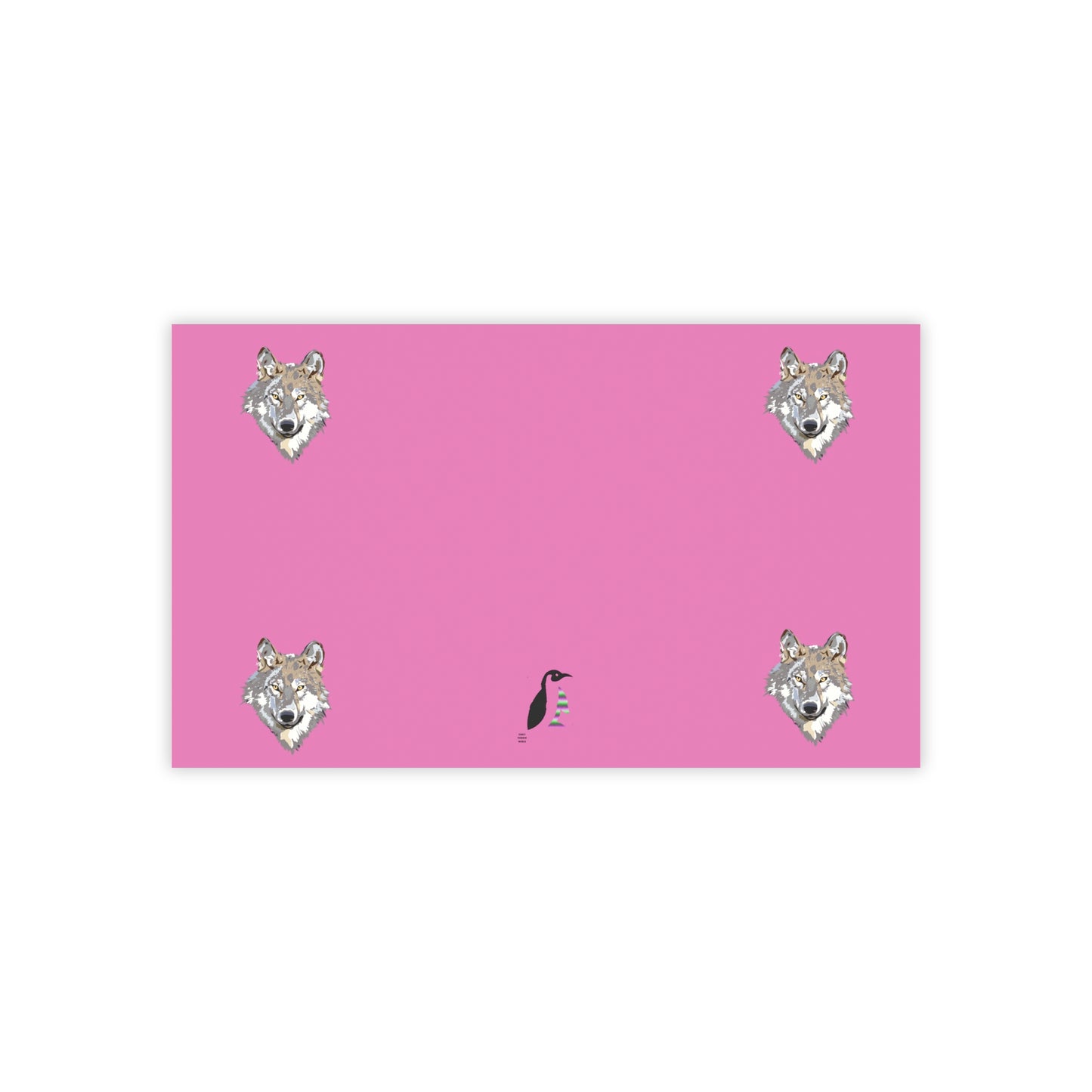 Post-it® Note Pads: Wolves Lite Pink