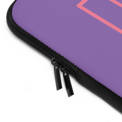 Laptop Sleeve: Fight Cancer Lite Purple