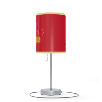 Lamp on a Stand, US|CA plug: Lost Remember Honor Dark Red