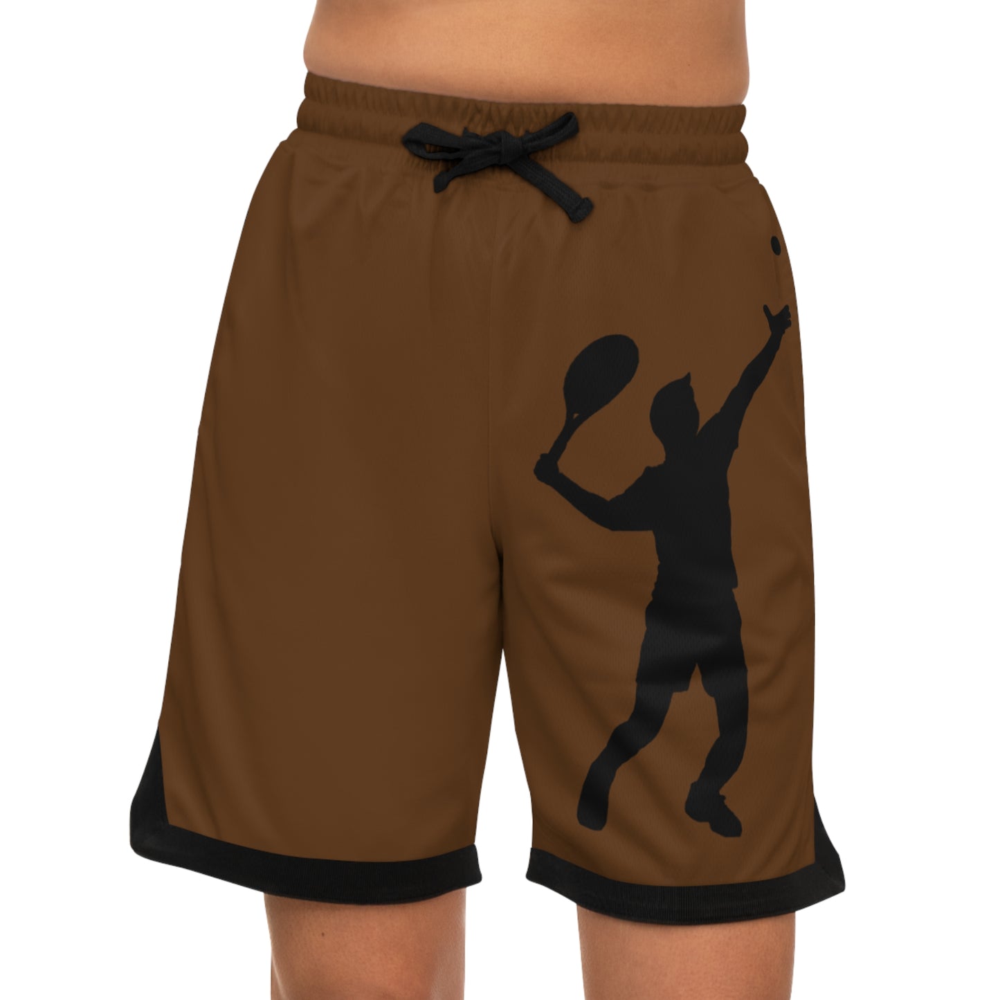 Basketball Rib Shorts: Tennis Brown