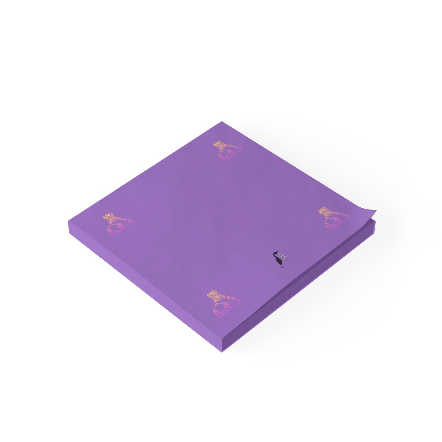 Post-it® Note Pads: Bowling Lite Purple