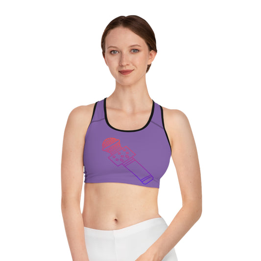 Sports Bra: Music Lite Purple