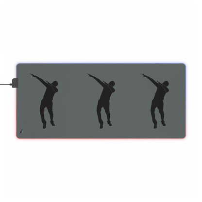 LED Gaming Mouse Pad: Dance Dark Grey