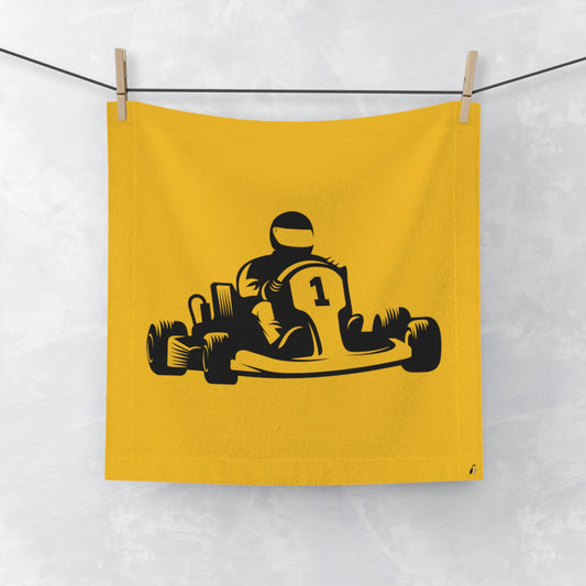 Face Towel: Racing Yellow