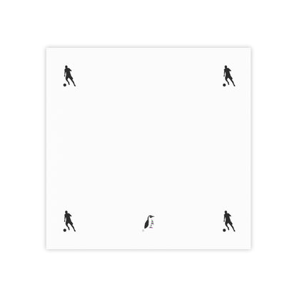 Post-it® Note Pads: Soccer White