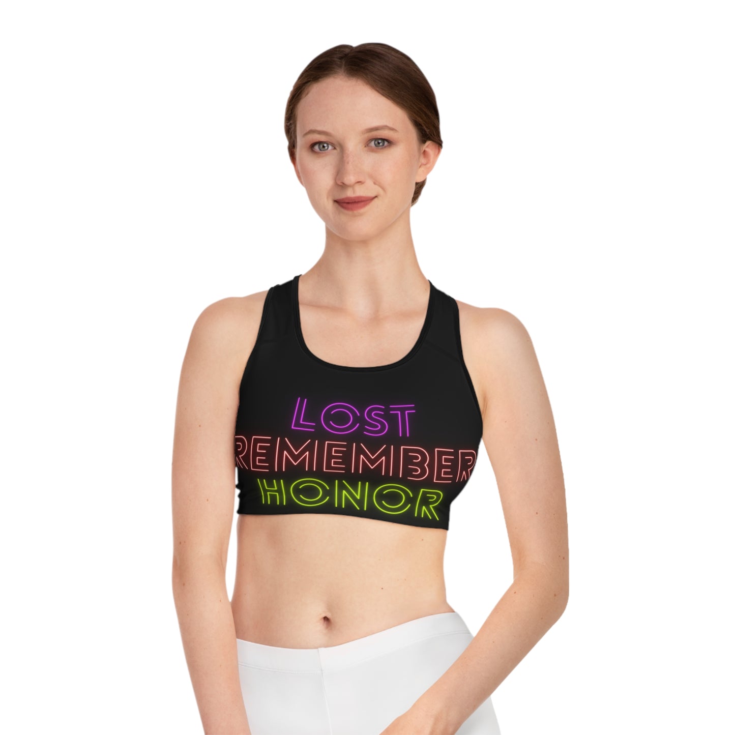 Sports Bra: Lost Remember Honor Black