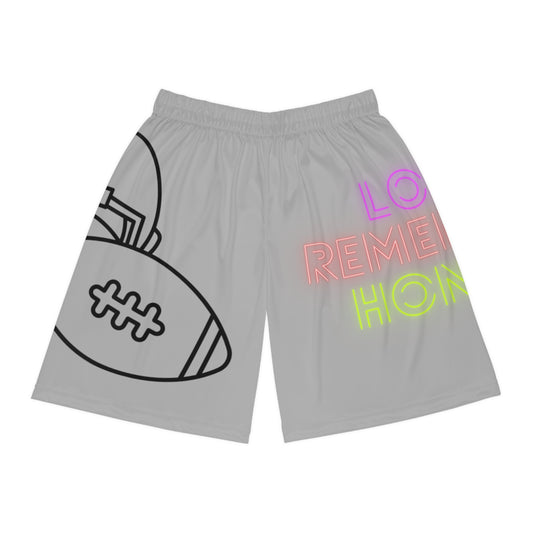 Basketball Shorts: Football Lite Grey