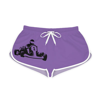 Women's Relaxed Shorts: Racing Lite Purple