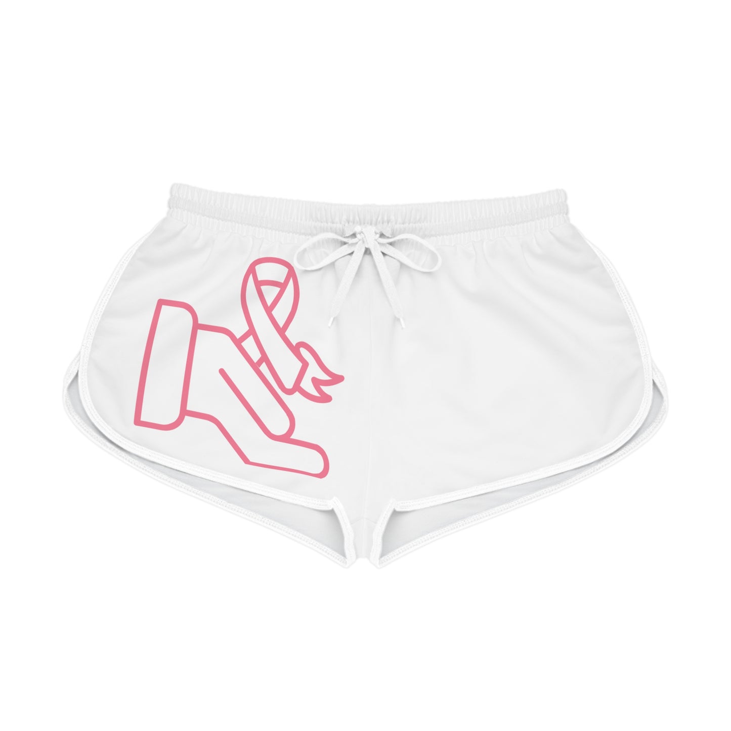 Women's Relaxed Shorts: Fight Cancer White