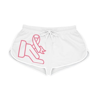 Women's Relaxed Shorts: Fight Cancer White